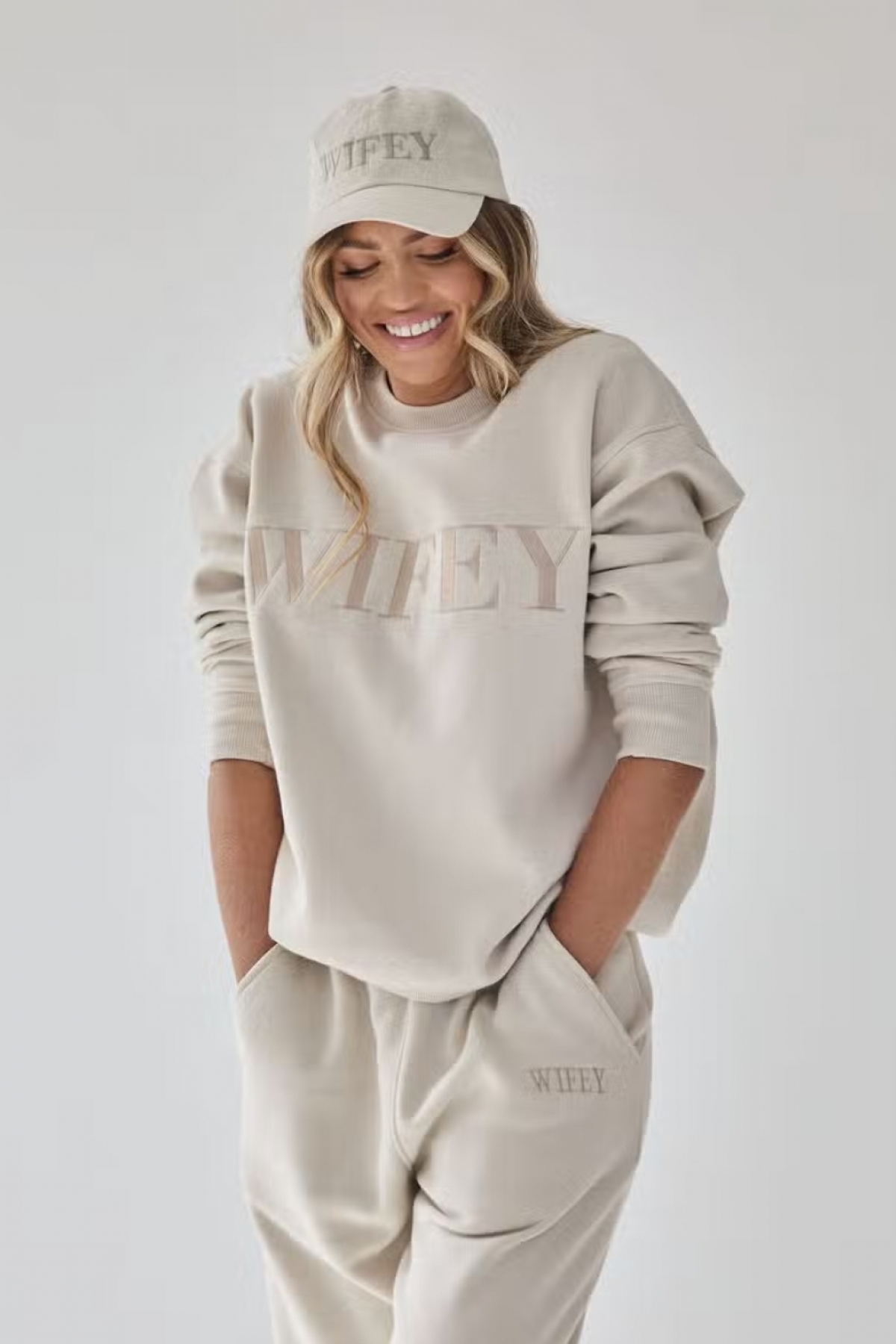 Cap wifey champagne farvet